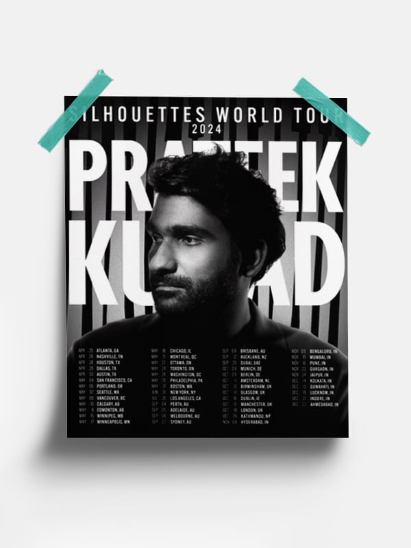 Prateek Kuhad Silhouettes Tour Poster