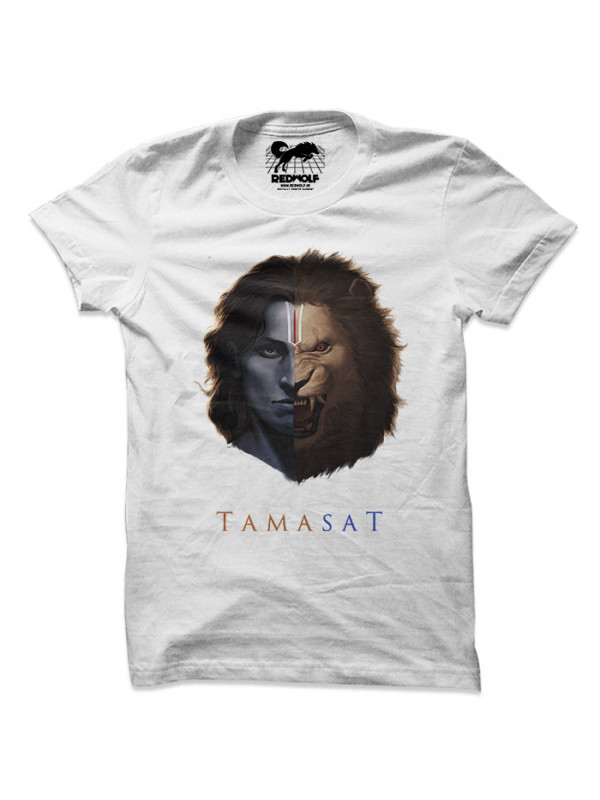 Tamasat (White) - Project Mishram Official Tshirt