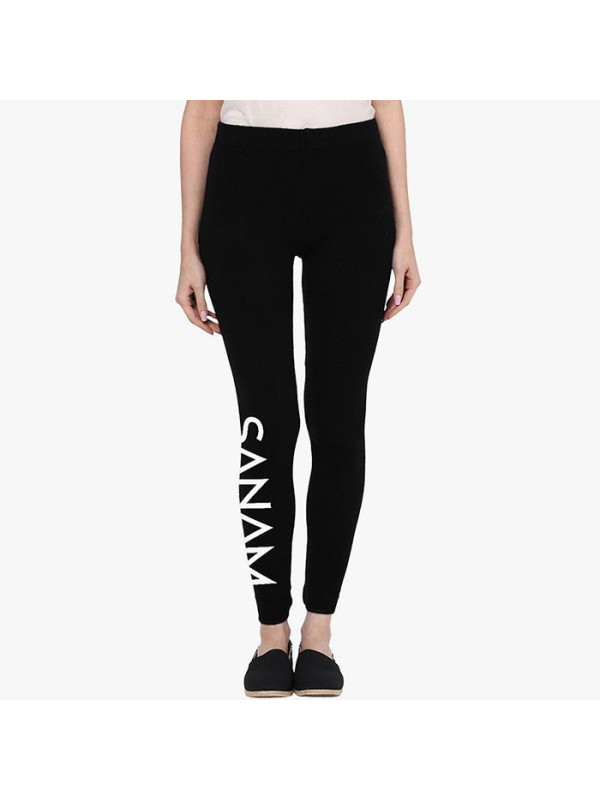 D-Luxe Logo Legging — Black | DECJUBA