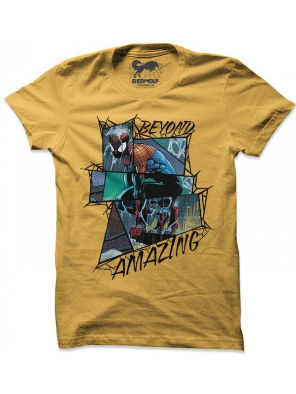 Beyond Amazing Its Raining Spider Men Marvel Officialt Shirt Redwolf 0690