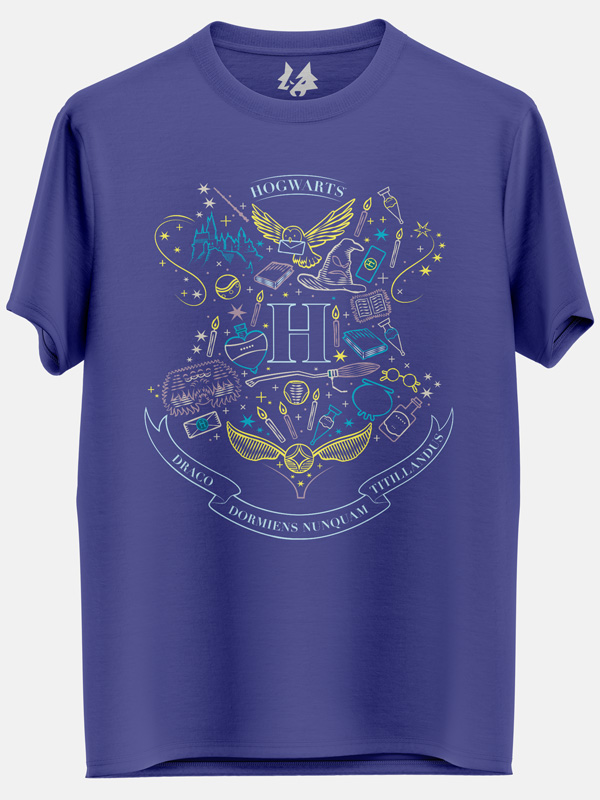 Crest Doodle - Harry Potter Official T-shirt