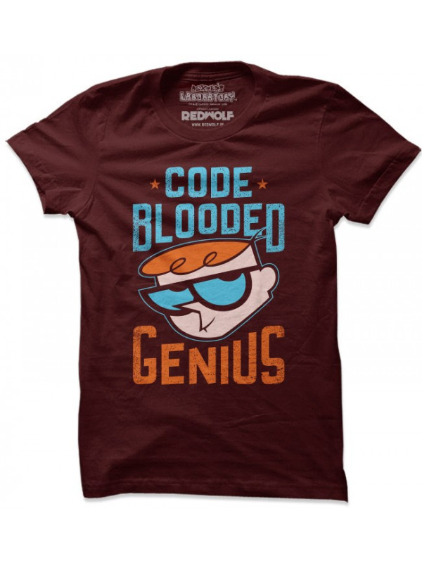 Code Blooded Genius T-shirt | Official Dexter's Laboratory Merchandise ...