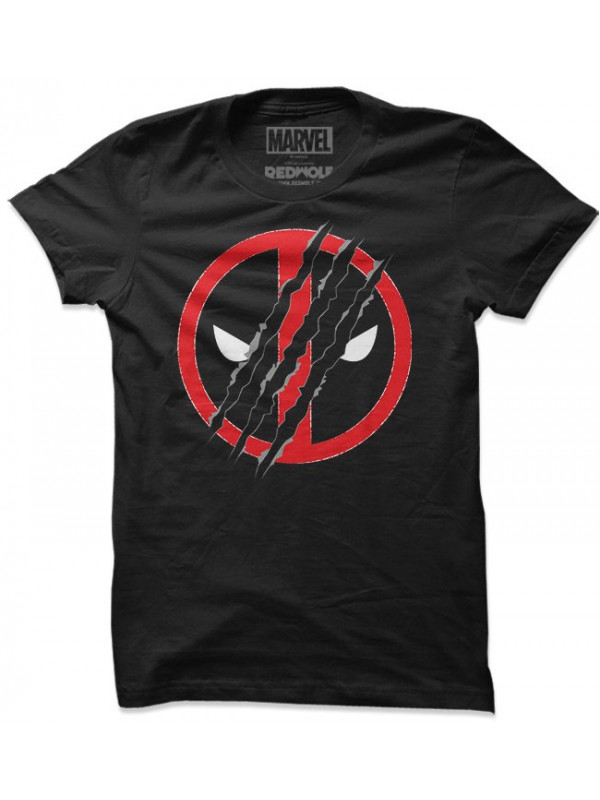 Deadpool Wolverine Logo Tshirt Official Deadpool Tshirts Redwolf