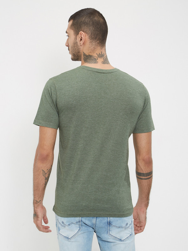 Detroit Bad Boys Authentic Men's Military Green T-Shirt