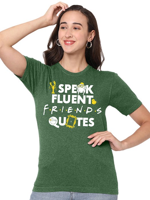 I Speak Fluent Friends Quotes T shirt Official Friends