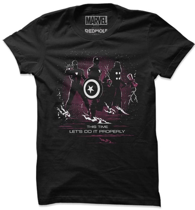 Arc Reactor Suit, Marvel Official Drop Cut T-shirt