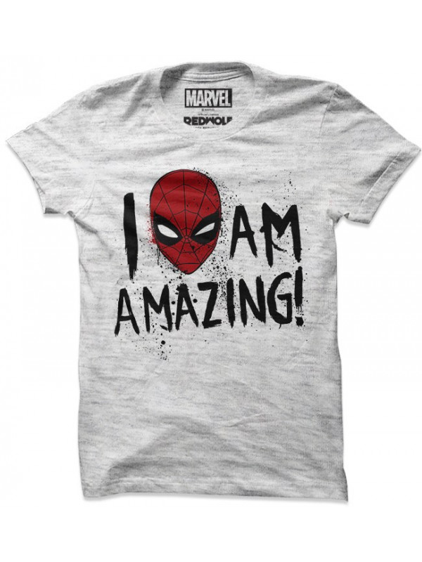 I Am Amazing T shirt Official Spider Man Merchandise Redwolf