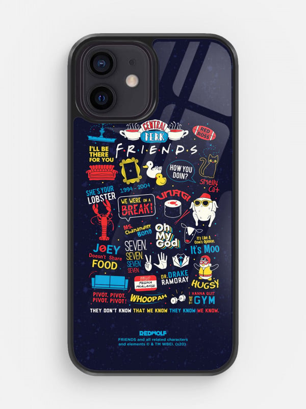 F.R.I.E.N.D.S Infographic - Friends Official Mobile Cover