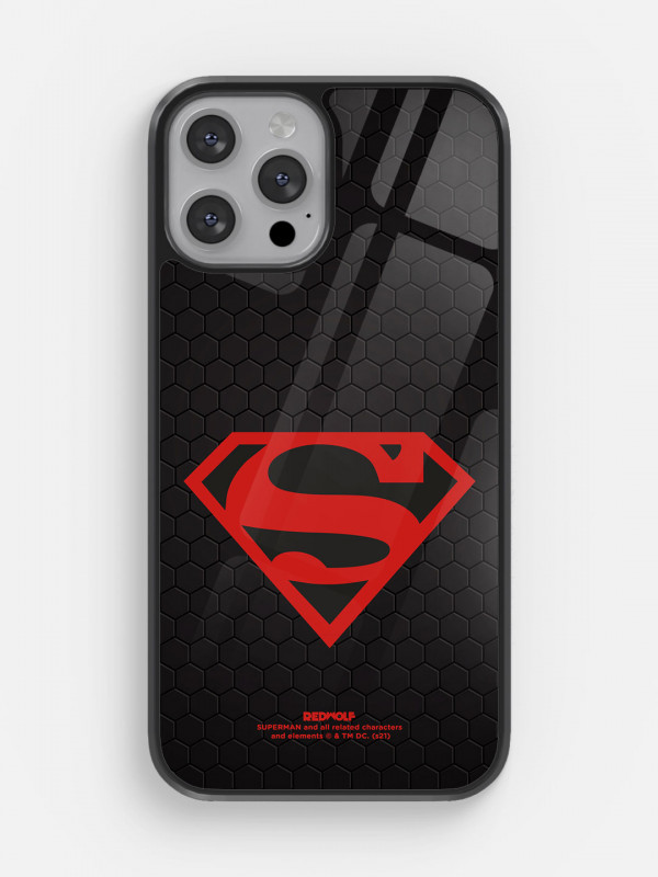 Black Superman Logo - Superman Official Mobile Cover