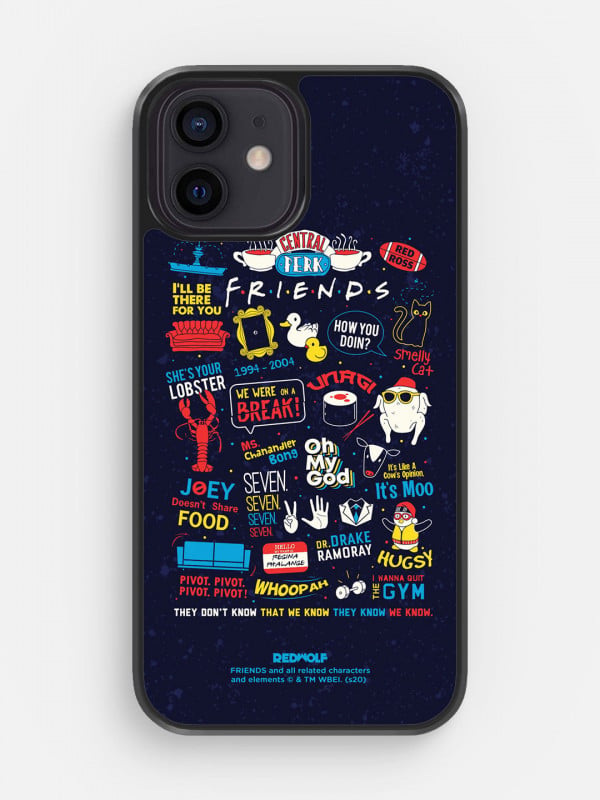 F.R.I.E.N.D.S Infographic - Friends Official Mobile Cover