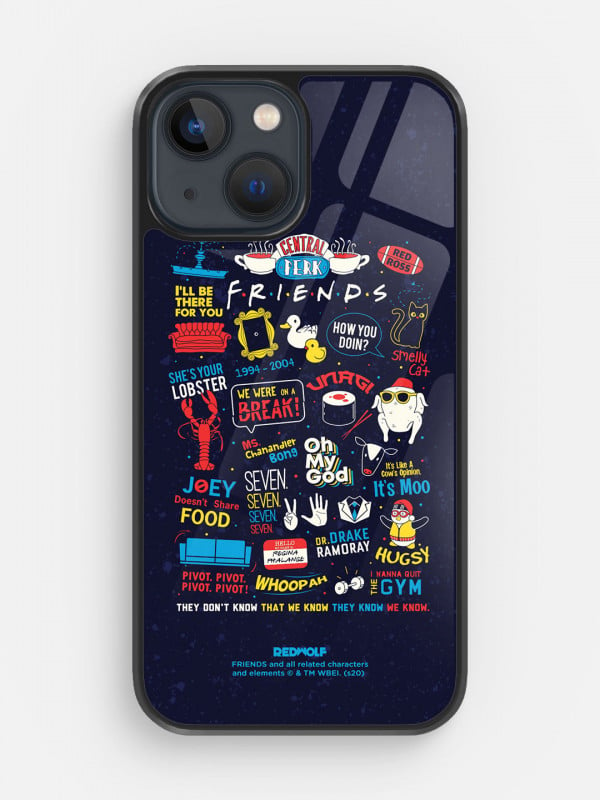 F.R.I.E.N.D.S Infographic - Friends Official Mobile Cover