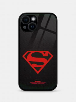 Black Superman Logo - Superman Official Mobile Cover