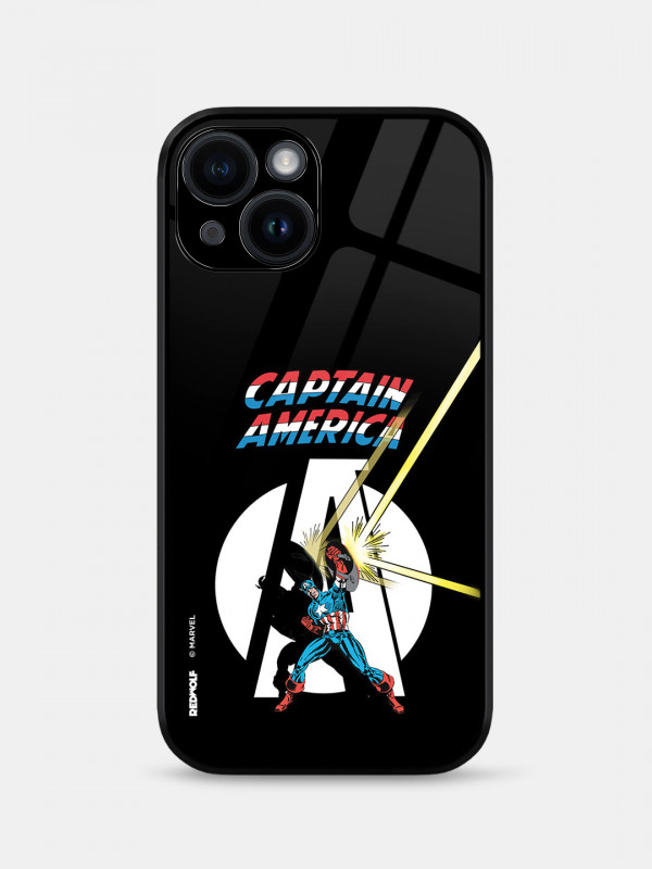 Captain America Retro Marvel Official Mobile Cover Redwolf