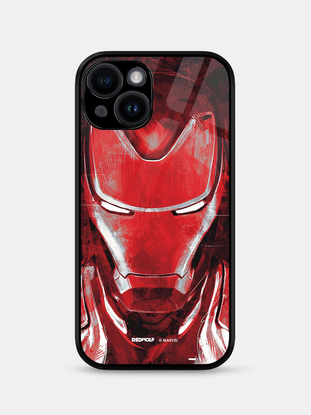 Iron Man Sketch Marvel Official Mobile Cover Redwolf