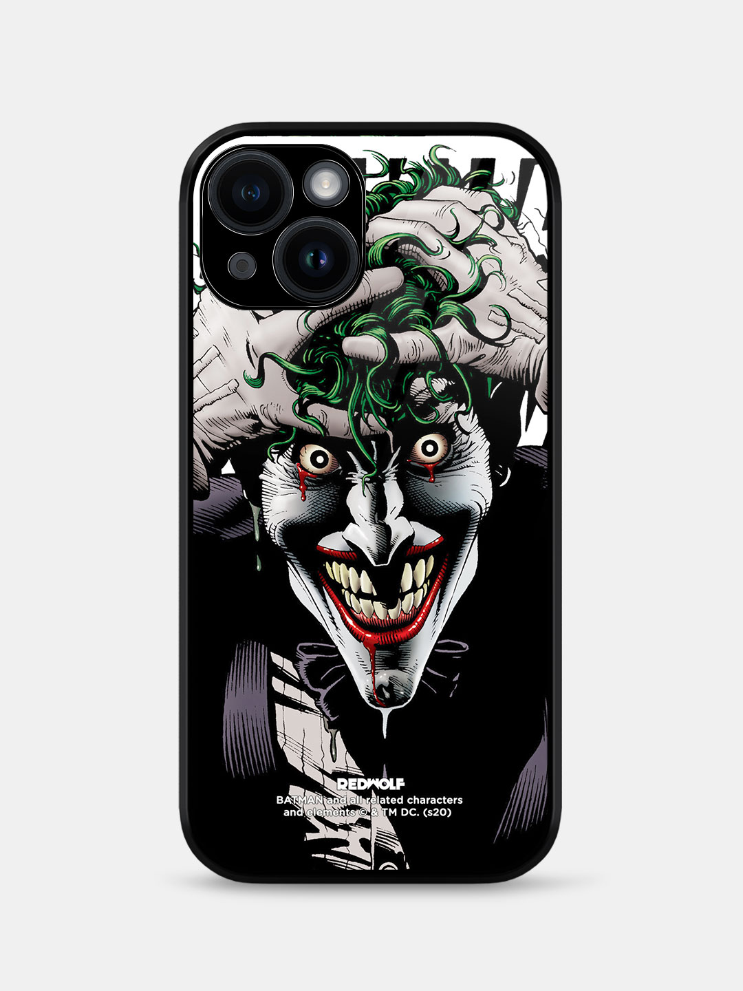 The Deranged Mind Official Joker Mobile Cover Redwolf