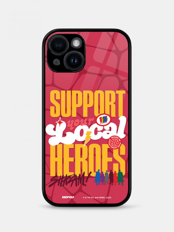 Support Local Heroes - Shazam Official Mobile Cover