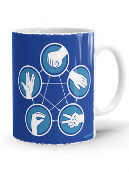 Rock Paper Scissors Lizard Spock - The Big Bang Theory Official Mug