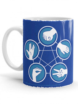 Rock Paper Scissors Lizard Spock - The Big Bang Theory Official Mug