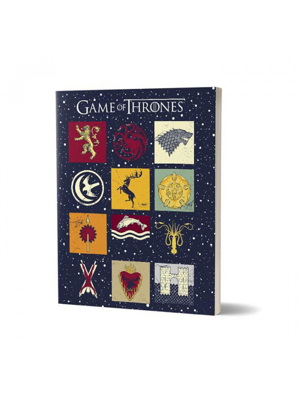 House Sigil Pattern | Official Game Of Thrones Notebook | Redwolf