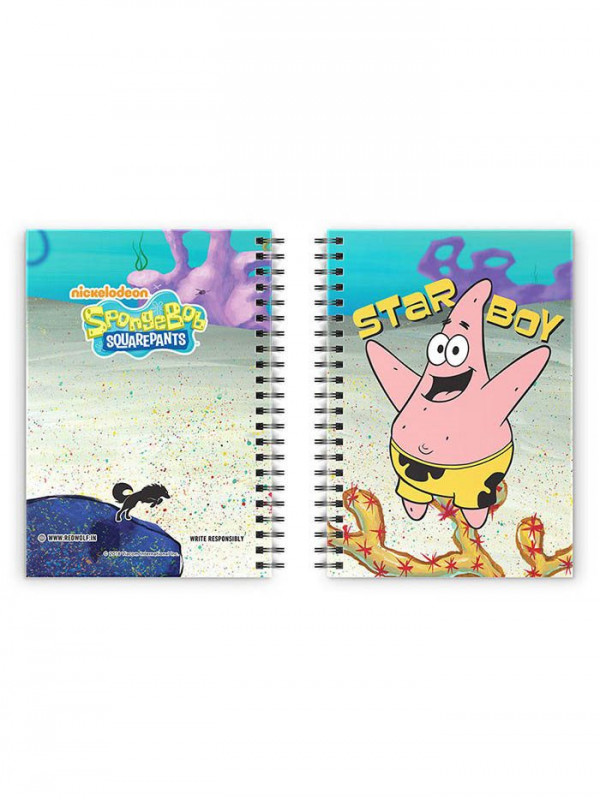 Star Boy Notebook | Official SpongeBob SquarePants Notebook | Redwolf