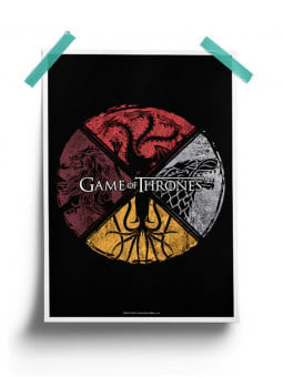 Sigil Shield - Game Of Thrones Official Poster