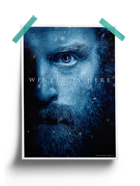 Tormund: Winter Is Here | Game Of Thrones Official Poster | Redwolf