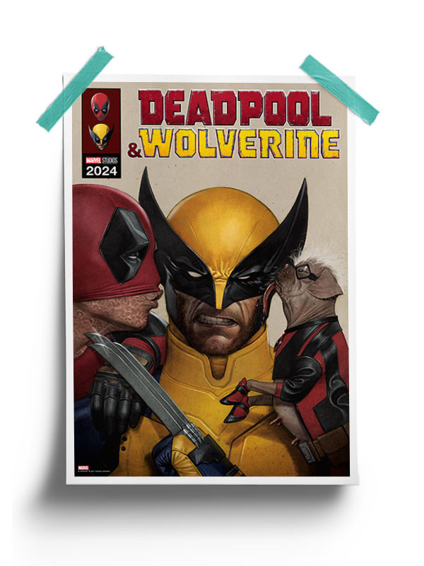 Deadpool Variants & Wolverine - Marvel Official Poster