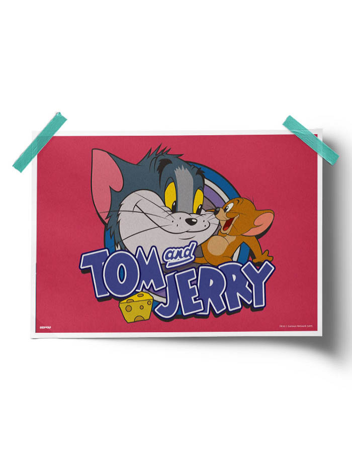 T&J Duo Poster | Official Tom & Jerry Merchandise | Redwolf