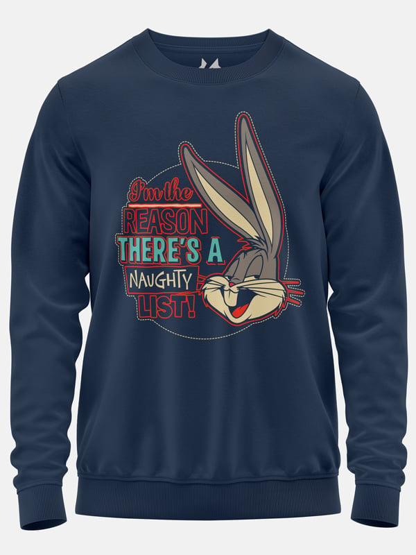 Naughty List - Bugs Bunny Official Pullover