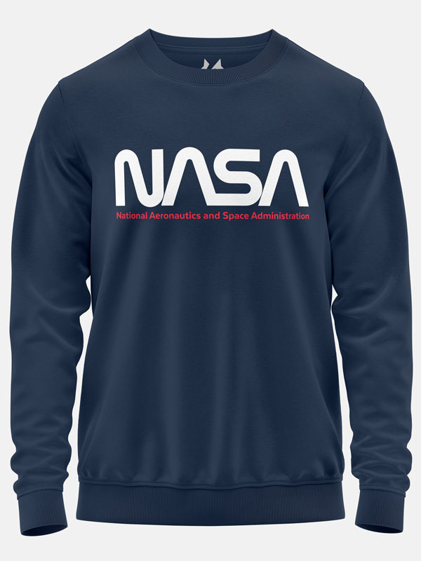 NASA: Worm Logo Sweatshirt | Official NASA Merchandise | Redwolf