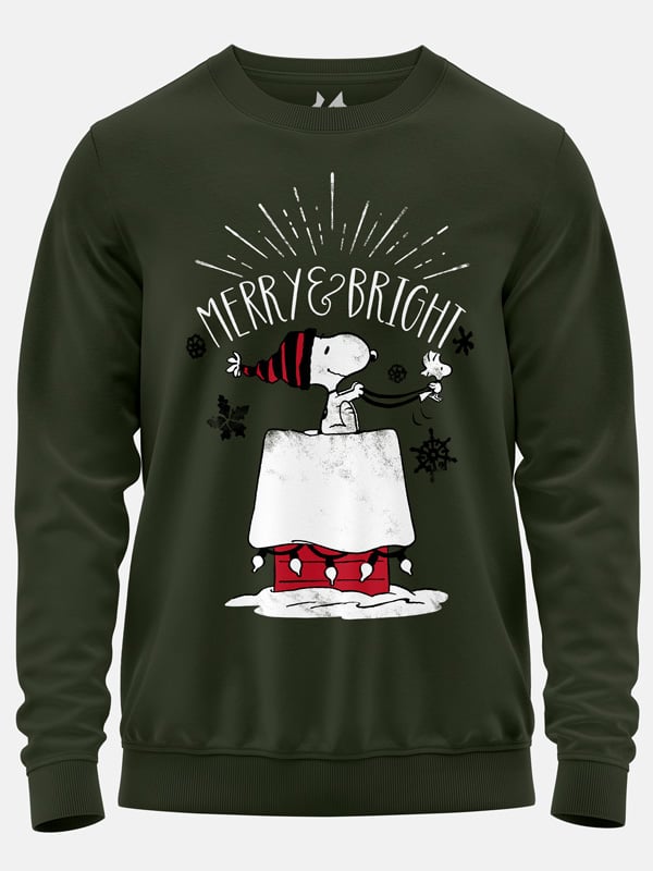 Merry And Bright - Peanuts Official Pullover