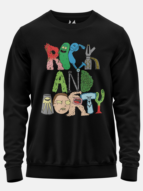 Rick and sale morty pullover