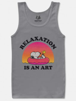 Relaxation Is An Art - Peanuts Official Tank Top