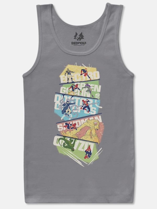 Spidey VS Villains - Marvel Official Tank Top