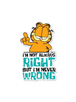 Always Right - Garfield Official Sticker