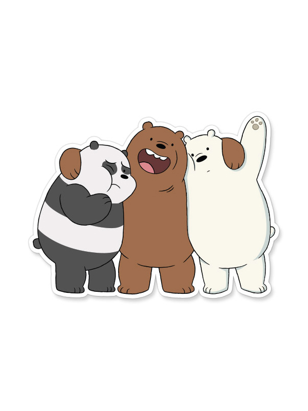 We Bare Bears Free Bears Sticker  Bare bears, We bare bears wallpapers, We  bare bears