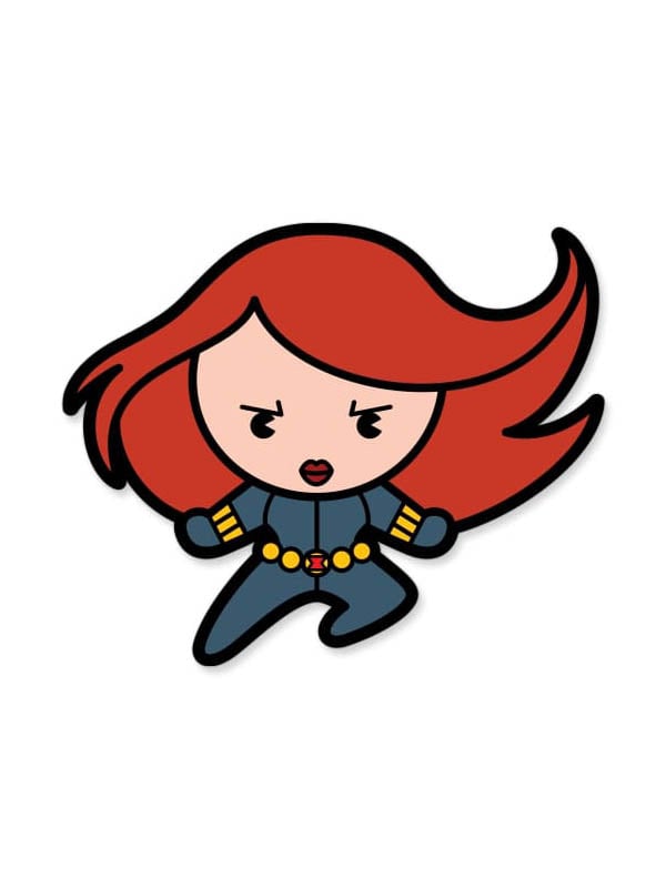 Black Widow Chibi - Marvel Official Sticker