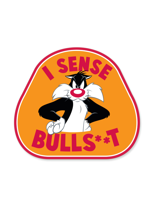 I Sense Bulls**t - Looney Tunes Official Sticker