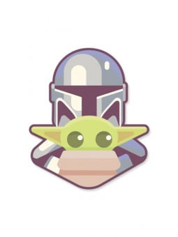 Mando & Grogu - Star Wars Official Sticker