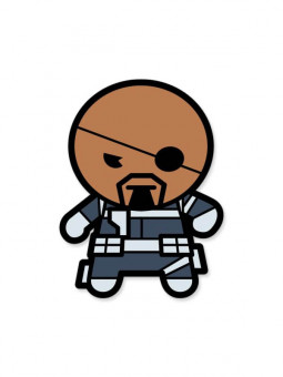 Nick Fury Chibi - Marvel Official Sticker