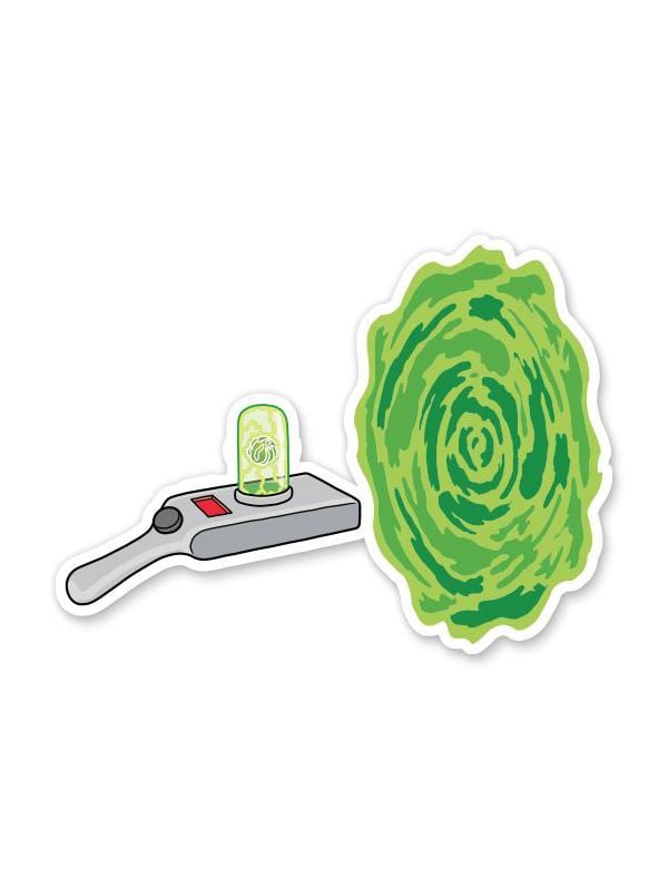 Portal Gun- Rick And Morty Official Sticker