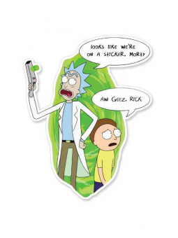 Looks Like We Are On A Sticker - Rick And Morty Official Sticker