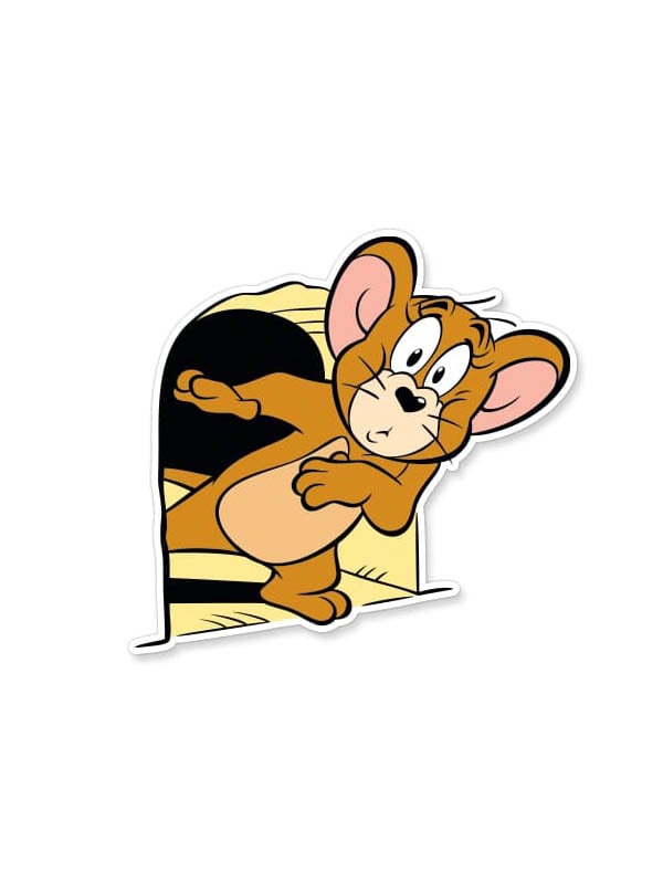 Someone's At The Hole - Tom And Jerry Official Sticker