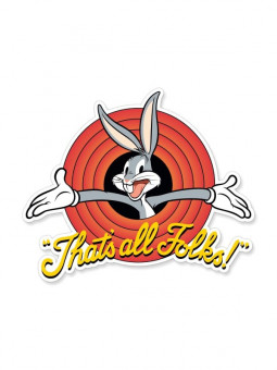 That's All Folks - Looney Tunes Official Sticker