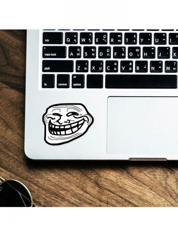 Excited Troll Face Internet Meme Decal Sticker – Decalfly