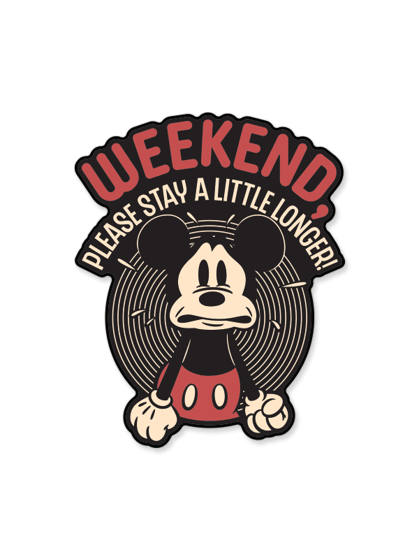 Weekend - Disney Official Sticker