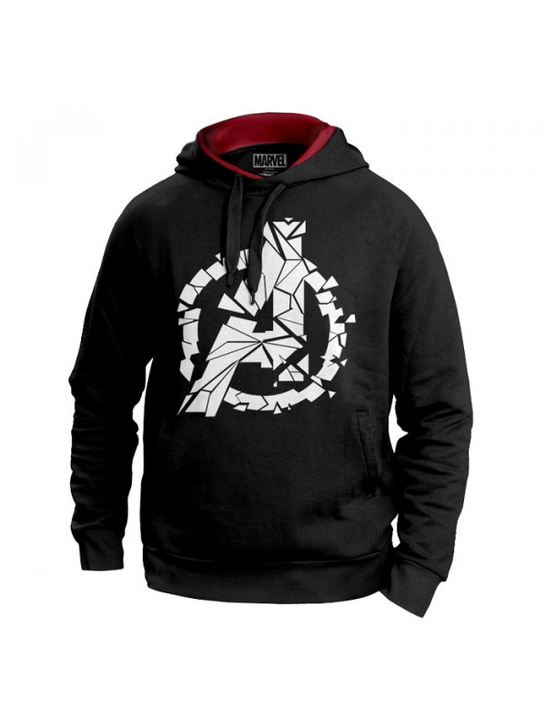 Avengers Logo Hoodie Official Avengers Merchandise Redwolf