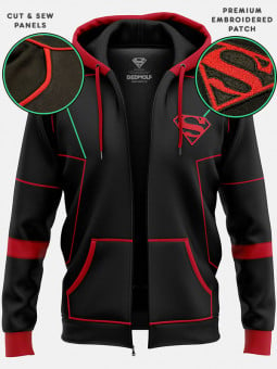 Black Superman Emblem - Superman Official Hoodie [PRE-ORDER SHIPS ON 23-DEC-2024]