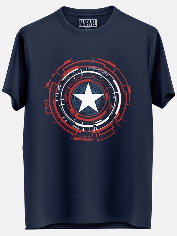 Captain America: Mechanical Shield - Marvel Official T-shirt