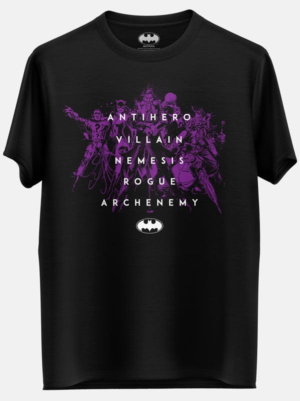 Batman Villains - Batman Official T-shirt